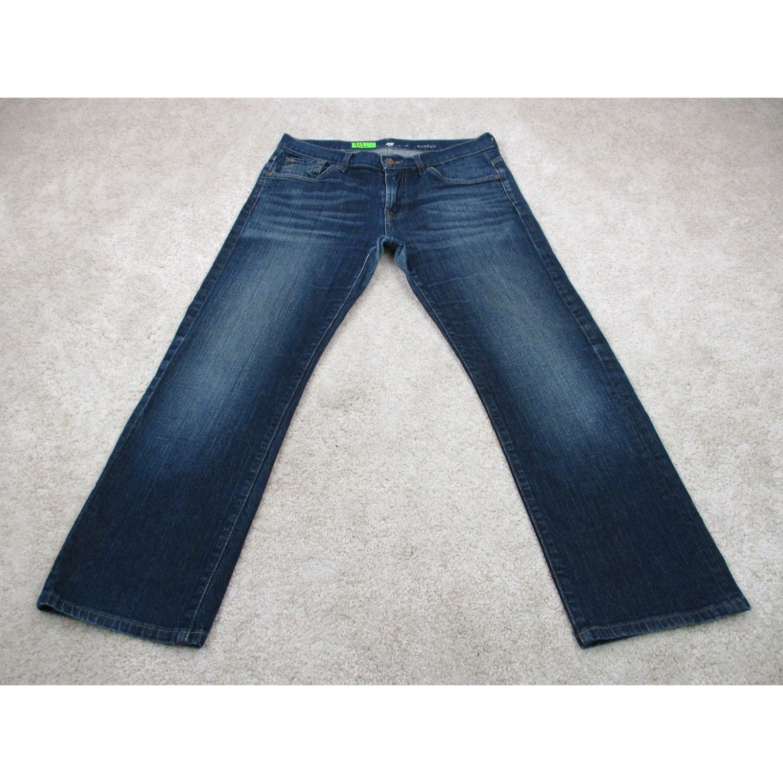 7 For All Mankind Jeans Mens 33 Blue Denim Austyn Bootcut Cotton Stretch 33x27